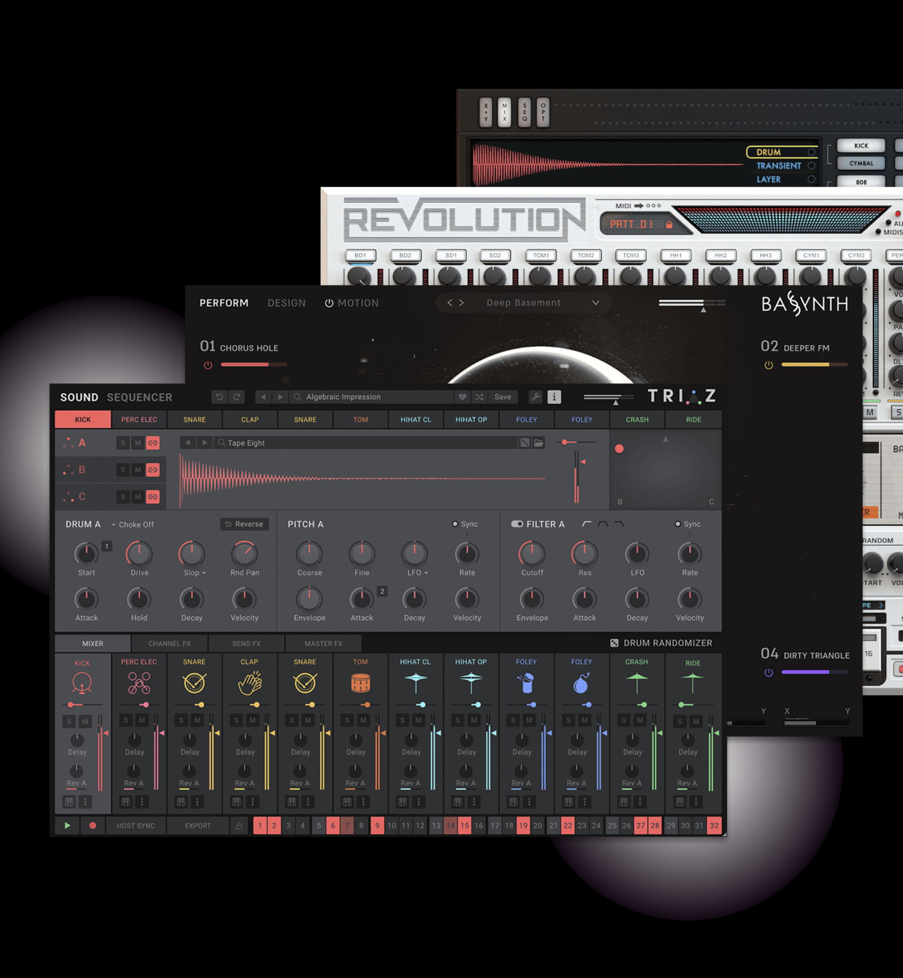 WaveAlchemy Drums and Synths